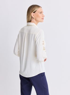 Imagen 2 del producto Blusa Bordado en Mangas