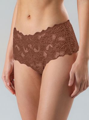 Pantaleta Encaje Pasamanería Y Licra