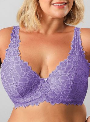 Sostén Bralette Encaje Flor