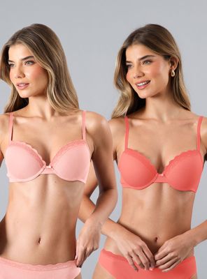 Pack 2 Sostén Perfect Balconet