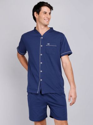 Pijama Corto Abotonado Manga Corta