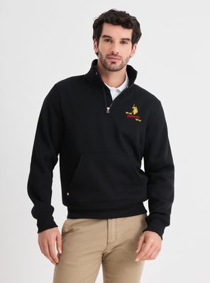 Imagen 1 del producto Polerón Half Zipper Canguro Logo Bordado