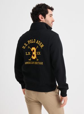 Imagen 2 del producto Polerón Half Zipper Canguro Logo Bordado