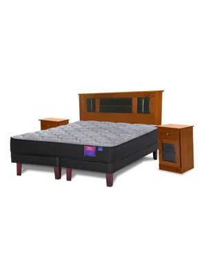 Cama Europea Therapedic Plus King + Set Lorraine