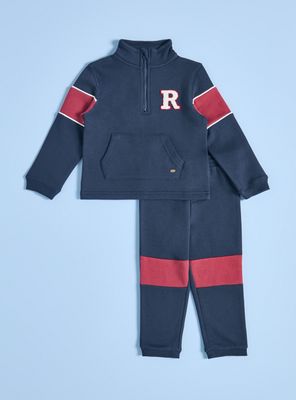 Imagen 1 del producto Buzo Bloque de Color y Bolsillo Canguro