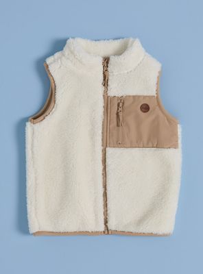 Imagen 1 del producto Chaqueta Polar sin Mangas Color Block