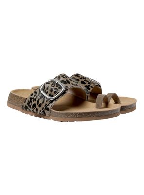 Imagen 2 del producto Sandalia Cuero Animal Print Mujer