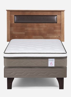 Imagen 2 del producto Cama Europea Style 6 1.5 Plazas + Respaldo
