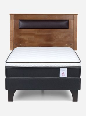 Imagen 2 del producto Cama Europea Style 6 1.5 Plazas + Respaldo