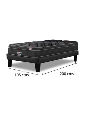Imagen 2 del producto Cama Americana Platinum 1.5 Plazas Base Normal + Respaldo