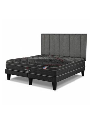 Cama Europea Platinum 2 Plazas + Respaldo TIB GR