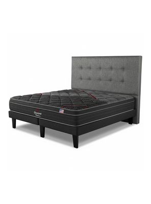 Cama Europea Platinum King + Respaldo