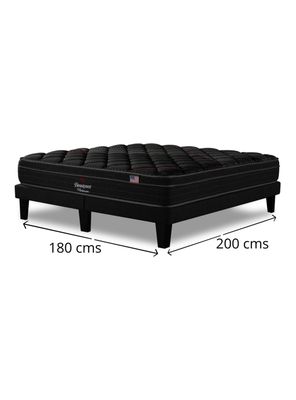 Imagen 2 del producto Cama Europea Platinum King Base Dividia + Respaldo