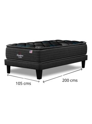 Imagen 2 del producto Cama Europea Dolphin 1.5 Plazas + Respaldo