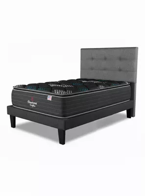 Cama Europea Dolphin 1.5 Plazas + Respaldo