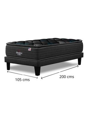 Imagen 2 del producto Cama Europea Dolphin 1.5 Plazas + Respaldo TIB GR