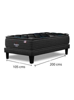 Imagen 2 del producto Cama Europea Dolphin 1.5 Plazas + Respaldo TIB PL