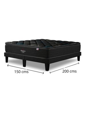 Imagen 2 del producto Cama Europea Dolphin 2 Plazas + Respaldo