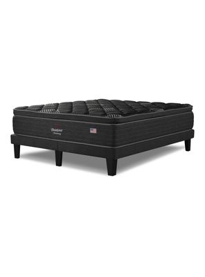 Cama Europea Harmony King Base Dividida con Respaldo