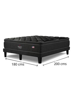 Imagen 2 del producto Cama Europea Harmony King Base Dividida y Respaldo