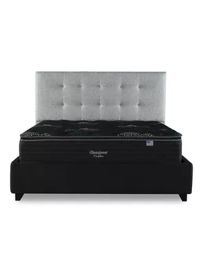 Cama Europea Dolphin 2 Plazas Base Dividida + Respaldo TIG P