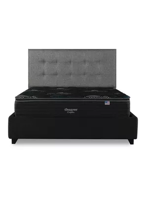 Cama Europea Dolphin King Base Dividida + Respaldo TIG GR