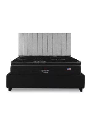 Cama Europea Dolphin King Base Dividida con Respaldo TIB PL