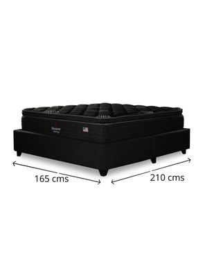 Imagen 2 del producto Cama Europea Harmony 2 Plazas Base Dividida con Respaldo