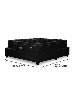 Imagen 2 del producto Cama Europea Harmony 2 Plazas Base Dividida + Respaldo