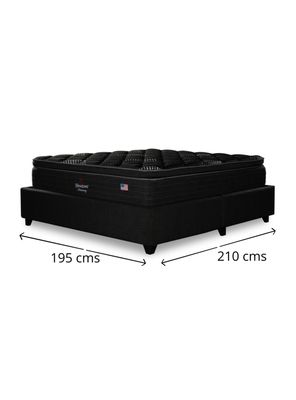 Imagen 2 del producto Cama Europea Harmony King Base Dividida + Respaldo TIG GR