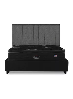 Cama Europea Harmony King Base Dividida + Respaldo TIB GR