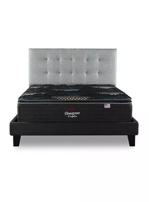 Cama Europea Dolphin King Base Dividida con Respaldo TIG PL