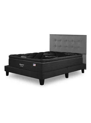 Cama Europea Harmony King Base Dividida con Respaldo GR