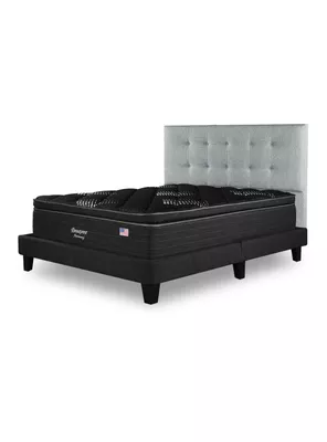 Cama Europea Harmony King Base Dividida y Respaldo TIG PL