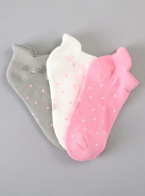 Pack 3 Calcetín Corto Puntos 5069