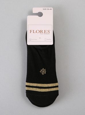 Imagen 2 del producto Pack 3 Calcetín Invisible Diseño Rayas y Flor