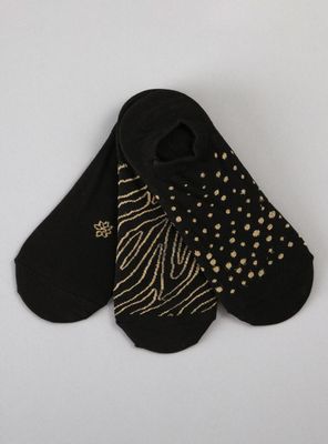 Pack 3 Calcetín Invisible Brillo