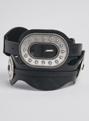 Imagen 1 del producto Cinturón Detalle Metales Cuero Sintético