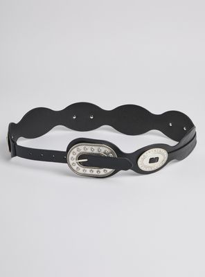 Imagen 2 del producto Cinturón Detalle Metales Cuero Sintético