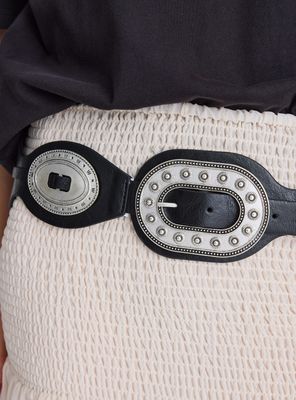 Imagen 2 del producto Cinturón Detalle Metales Cuero Sintético