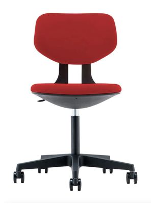 Silla de Escritorio Boomer Rojo Negro