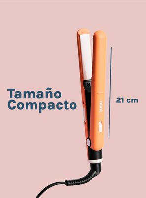 Imagen 2 del producto Mini Alisador de Pelo 2 en 1 MHR-014 Naranja