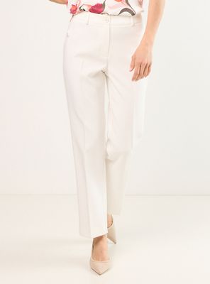 Pantalón Recto con Decoración en Corte de Bolsillo