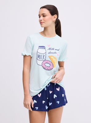 Polera Pijama Ármalo a tu Pinta Estampado
