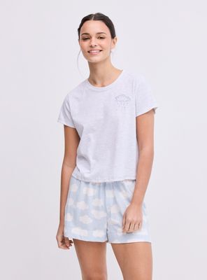 Imagen 1 del producto Pijama de Jersey Detalle Bordado