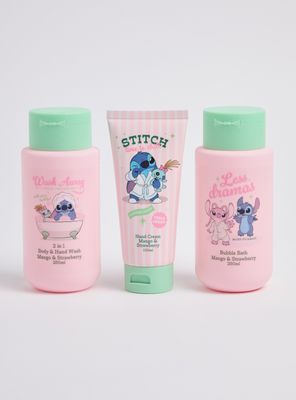 Estuche Stitch Jabón, Burbujas y Crema