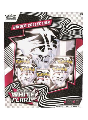 Juego de Cartas White Flare Binder Colección en Español