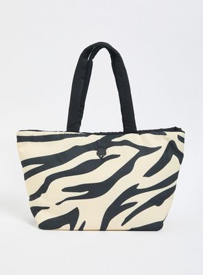 Cartera Tote Estampado Reversible