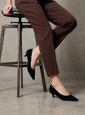 Imagen 1 del producto Zapato Formal de Cuero Taco Kitten Mujer