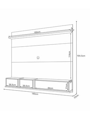 Imagen 2 del producto Home TV 70 Aéreo Max Castaña Off White